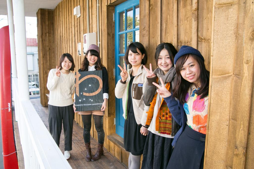 Guest House Waya Sapporo Exterior foto